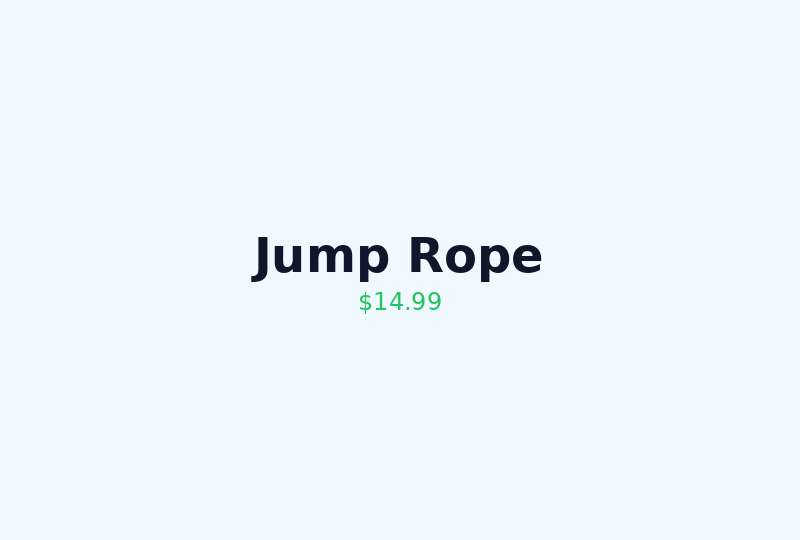 Jump Rope Abcs ABC Fitness — Gallery
